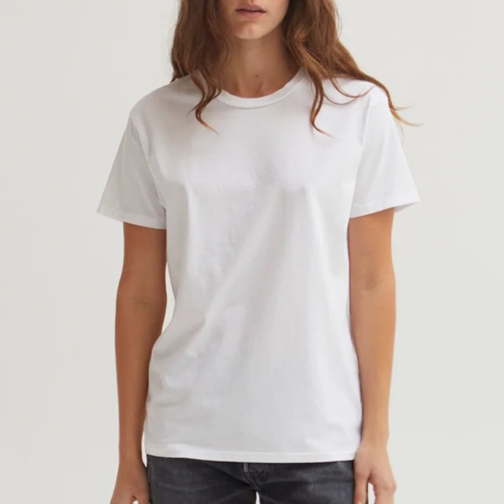 Asher Shop Lori Tee White T Shirt Size Medium